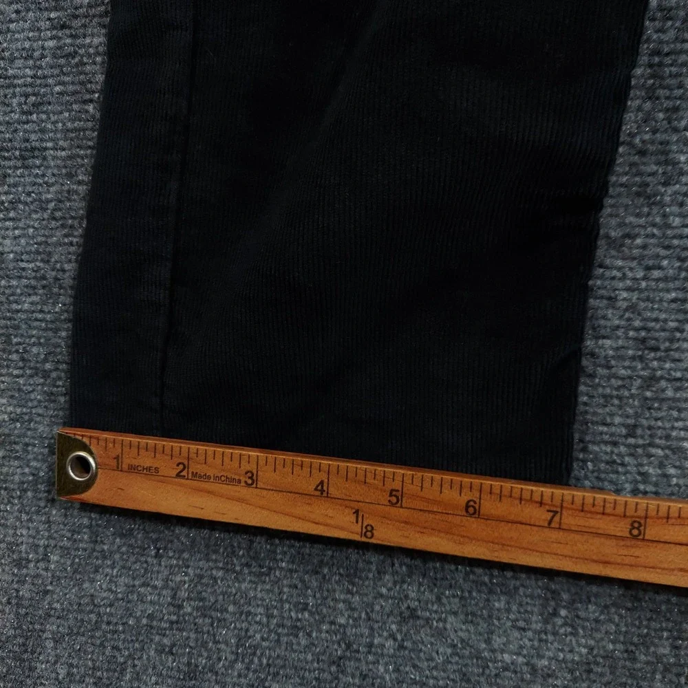 Levi's 511 Slim Fit Pants Mens 32x32 Black Corduroy 04511-1063